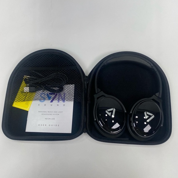 SVN Sound by Steve Aoki Color Changing Neon 100 Bluetooth Headphones - Picture 6 of 10